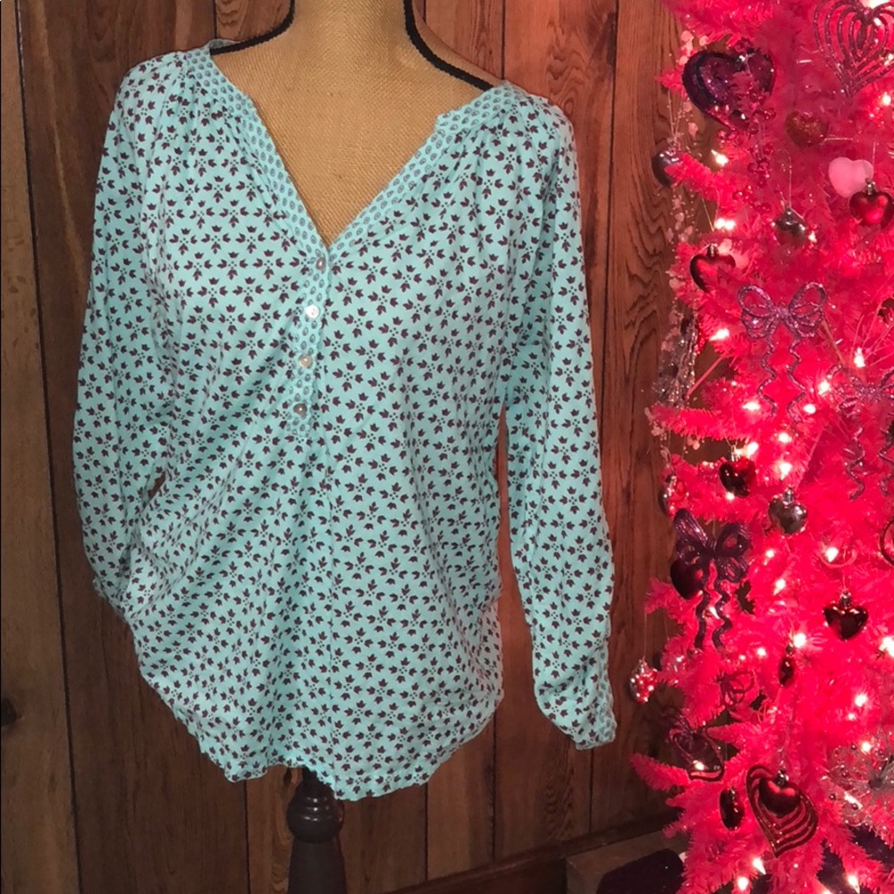 Blue and brown Sundance shirt